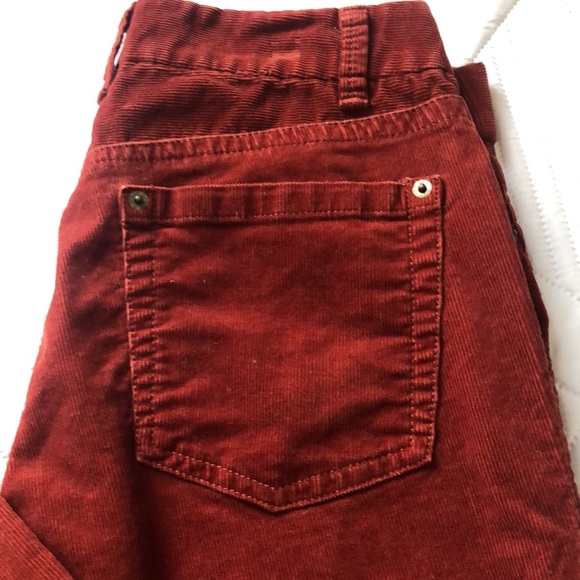 J.Crew Women’s Corduroy Pant Terra-cotta Boot cut Size small Bo ho Autumn core - Picture 9 of 17